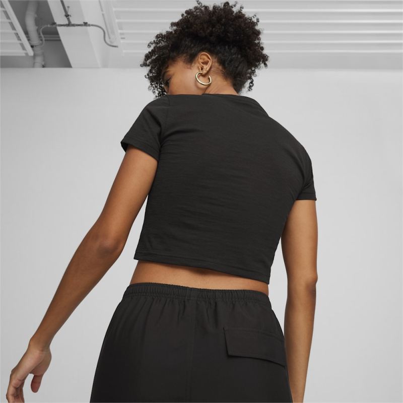 Puma | Women's DARE TO Baby Tee - Black