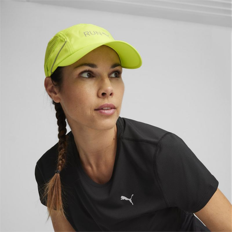 Puma | Women's Lightweight Running Hat - Lime Pow