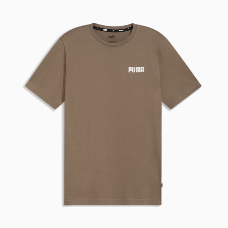 Puma | Men's Essentials Small Logo Tee - Totally Taupe