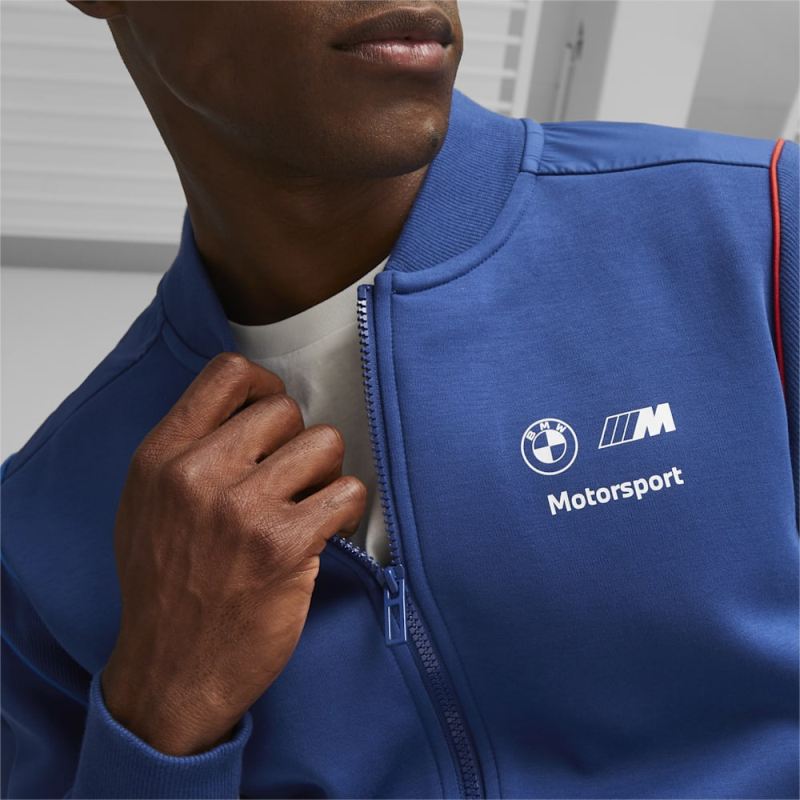 Puma | Men's BMW M Motorsport MT7 Sweat Jacket - Pro Blue-M Color