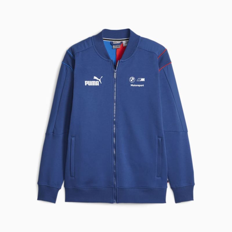 Puma | Men's BMW M Motorsport MT7 Sweat Jacket - Pro Blue-M Color