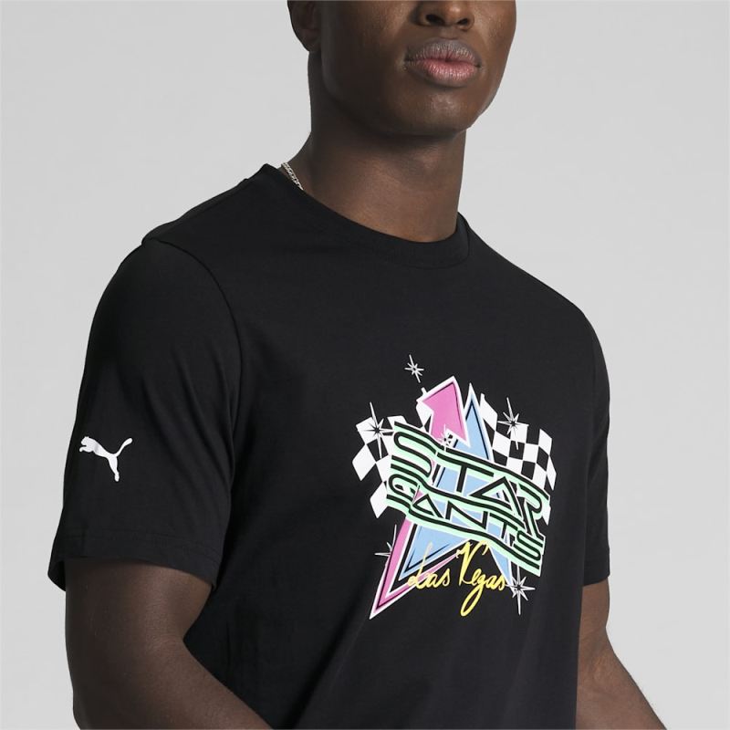 Puma | Men's Mercedes AMG-Petronas F1 Garage Crews Las Vegas Tee - Black