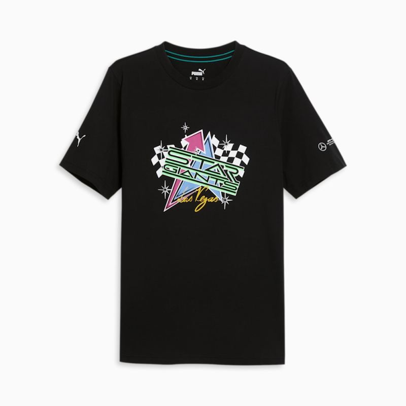 Puma | Men's Mercedes AMG-Petronas F1 Garage Crews Las Vegas Tee - Black