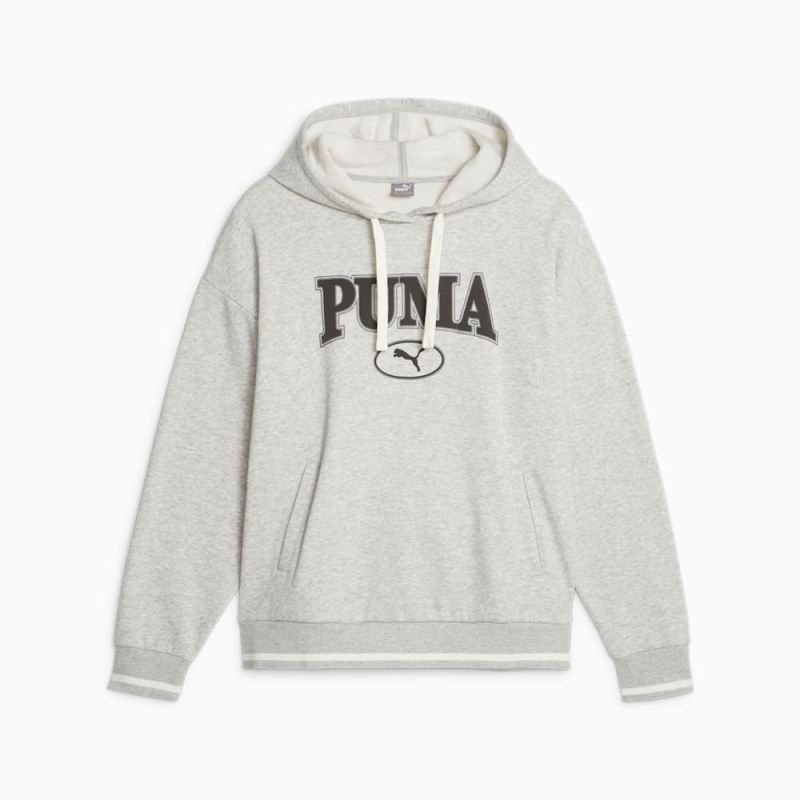 Puma | Women's SQUAD Hoodie - Light Gray Heather