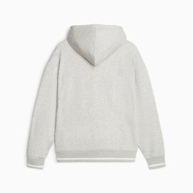 Puma | Women's SQUAD Hoodie - Light Gray Heather