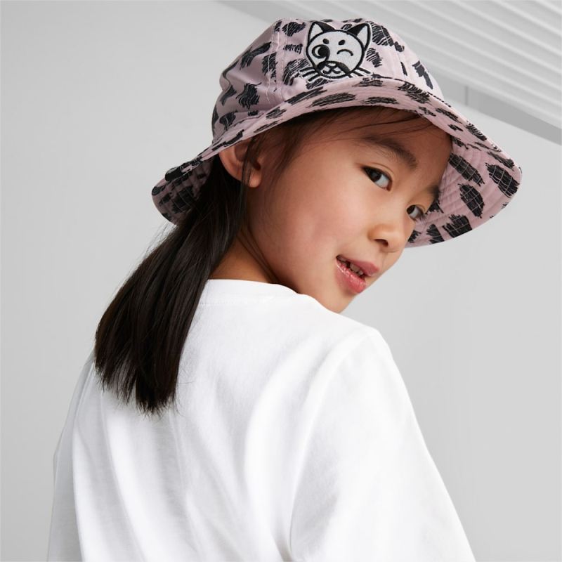 Puma | Girls Puma | Girls MATES Big Kids Bucket Hat - Pearl Pink