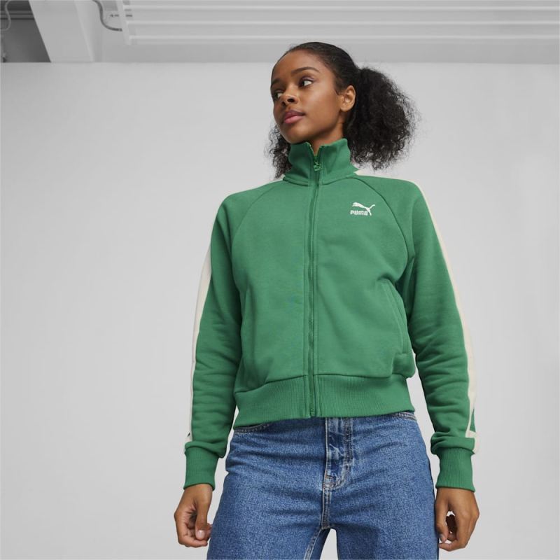 Puma | Women's ICONIC T7 Track Jacket - Archive Green