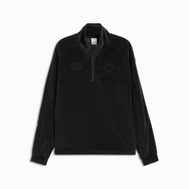 Puma | Men's x PERKS AND MINI Velour Top - Black