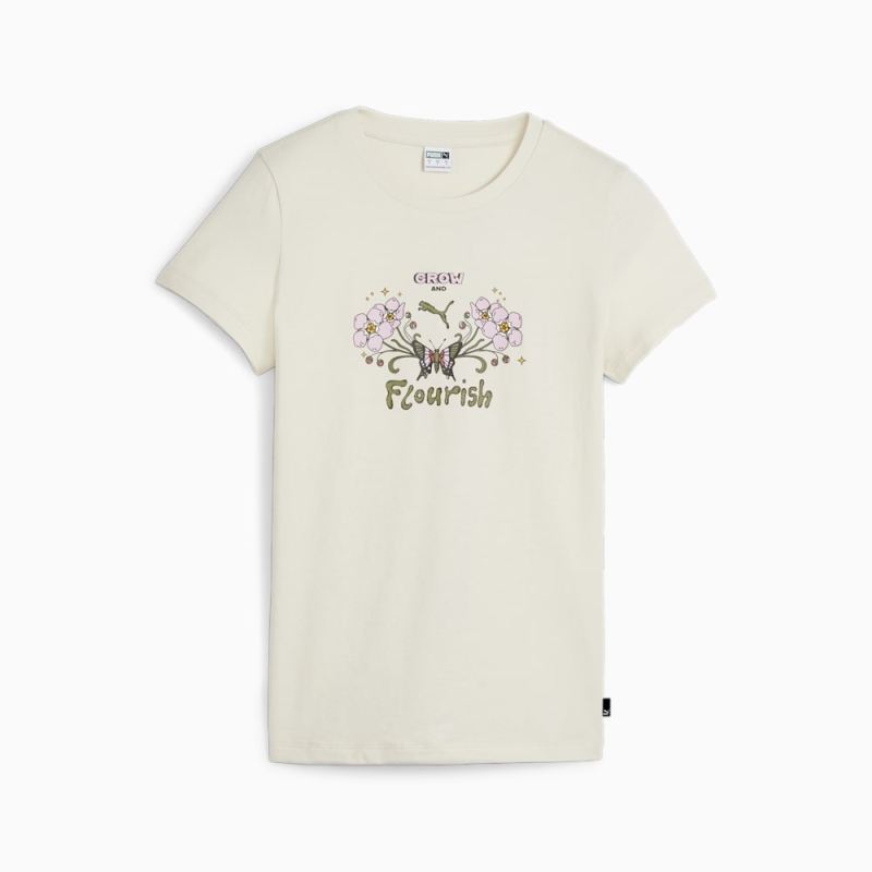 Puma | Women's Grow & Flourish Graphic Tee - Alpine Snow