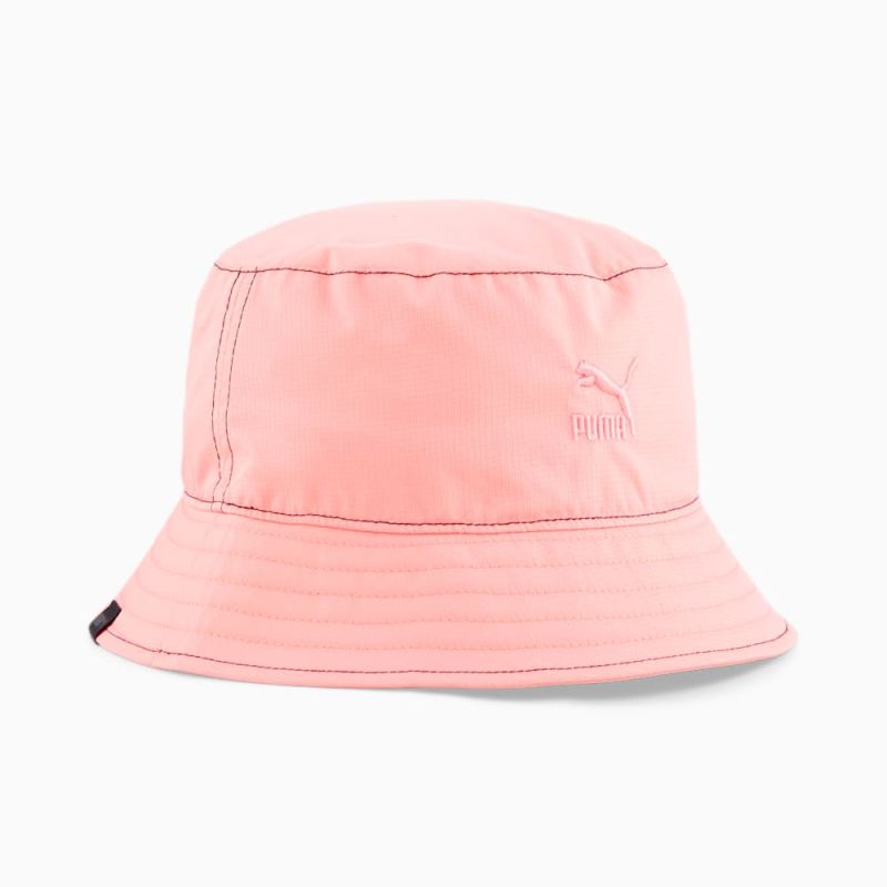 Puma | Men's PRIME Classic Bucket Hat - Peach Smoothie-Warm White