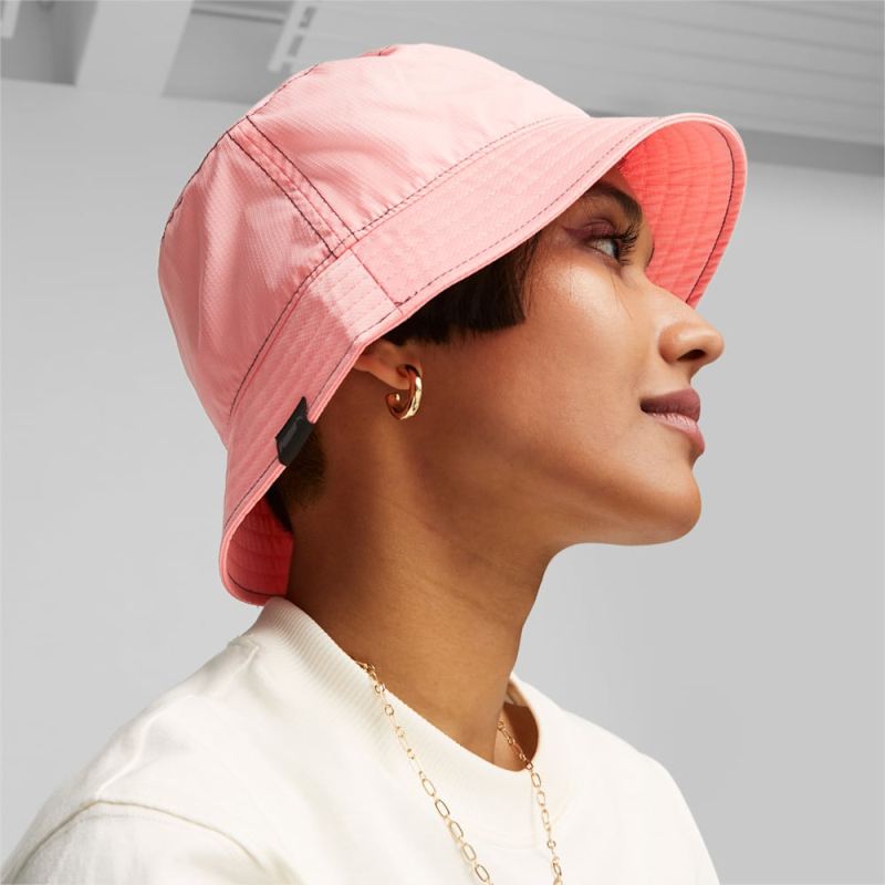 Puma | Men's PRIME Classic Bucket Hat - Peach Smoothie-Warm White