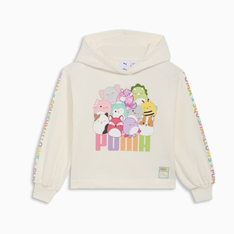 Puma | Girls Puma | Girls x SQUISHMALLOWS Little Kids Hoodie - WARM WHITE