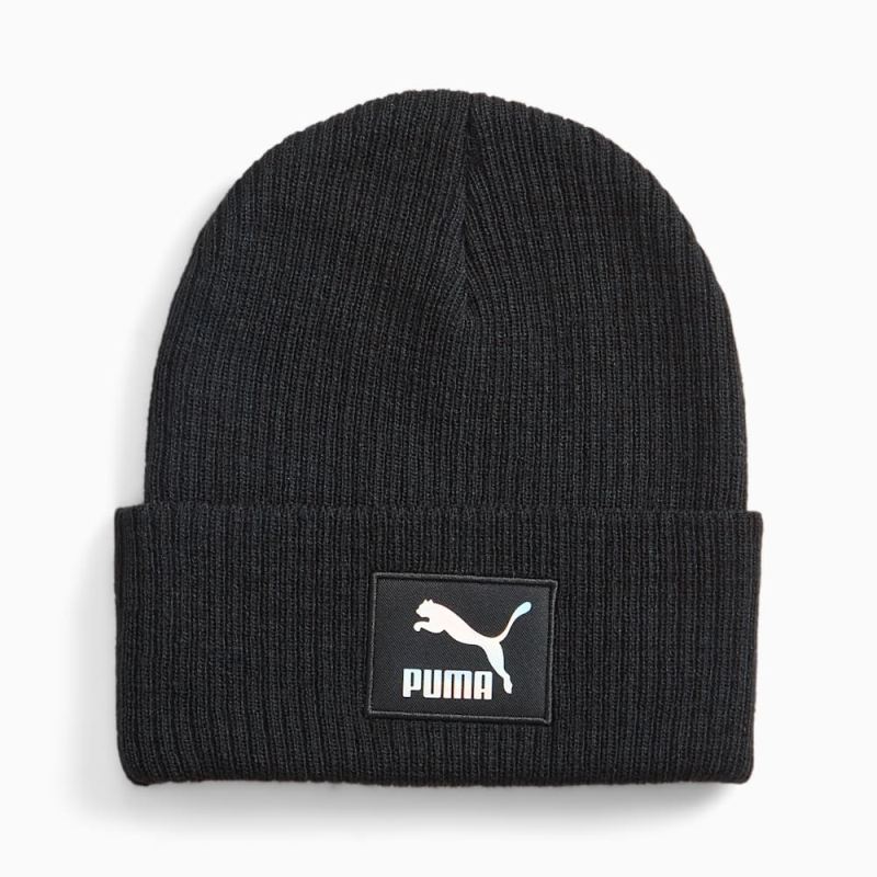 Puma | Boys Cosmic Big Kids Beanie - Black-AOP - Click Image to Close