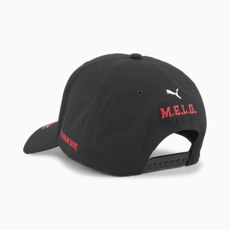 Puma | Men's x LAMELO BALL LC Basketball Cap - Black-AOP