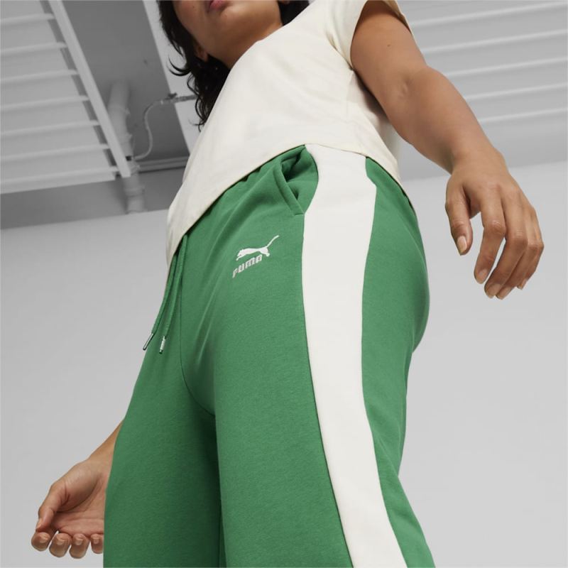 Puma | Women's ICONIC T7 Straight Pants - Archive Green