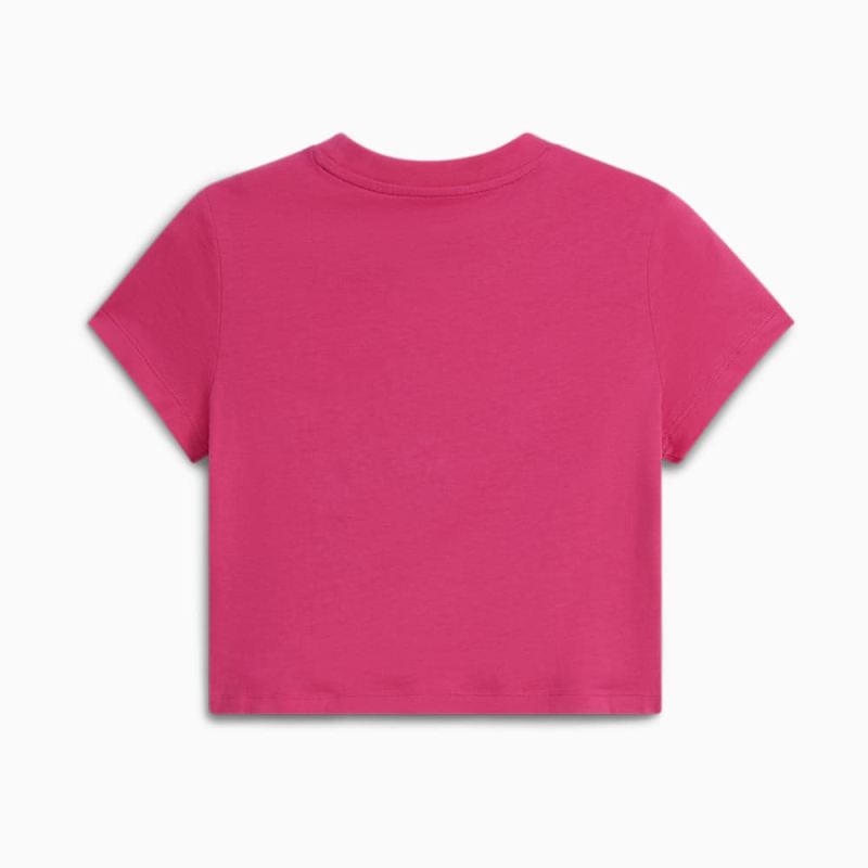 Puma | Women's CLASSICS Repeat Logo Baby Tee - Pink