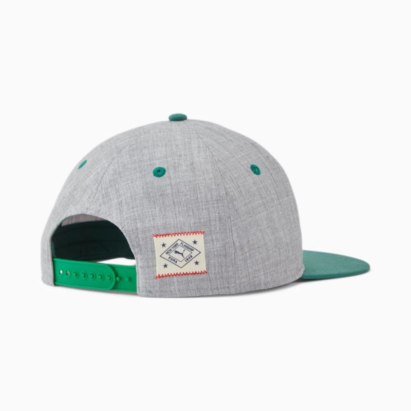 Puma | Men's NYC Bruckner Cap - GREY/GREEN