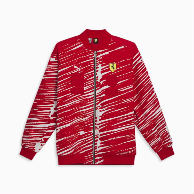 Puma | Men's SCUDERIA FERRARI x JOSHUA VIDES Race Jacket - Rosso Corsa