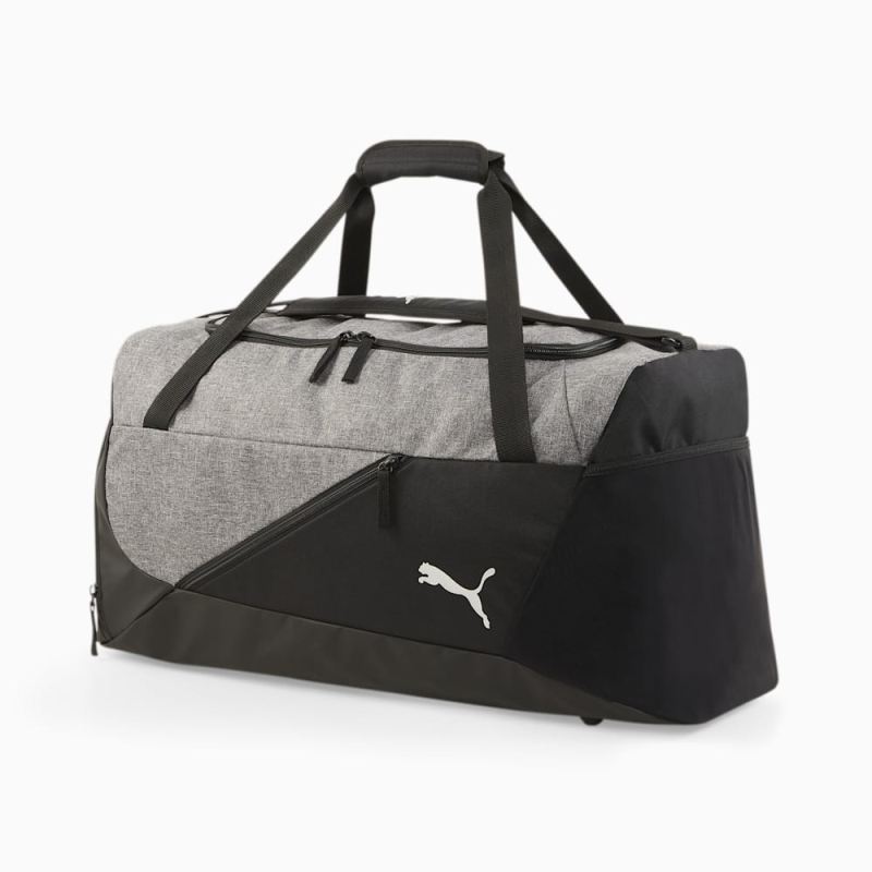 Puma | Men's teamFINAL Medium Soccer Team Bag - Black-Medium Gray Heather