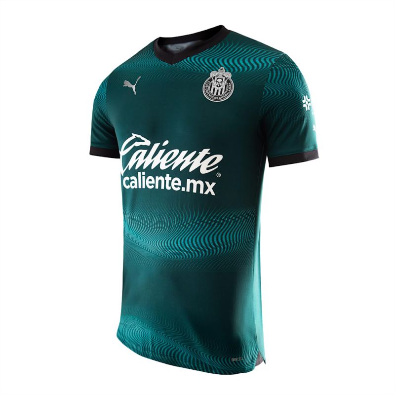 Puma | Men's Chivas Soccer '24 Alternative Kit Jersey - Malachite