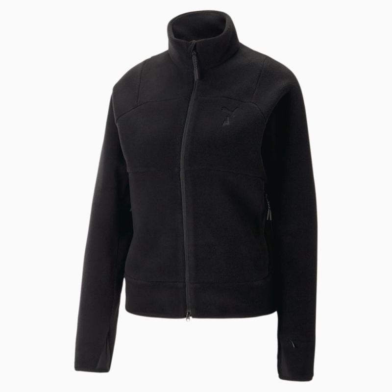 Puma | Women's SEASONS Full-Zip Running Fleece - Black