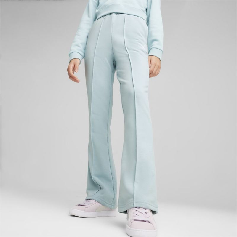 Puma | Girls Classic Big Kids Flared Pants - Turquoise Surf