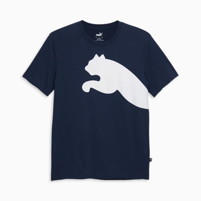 Puma | Men's Oversized Logo Tee - Navy