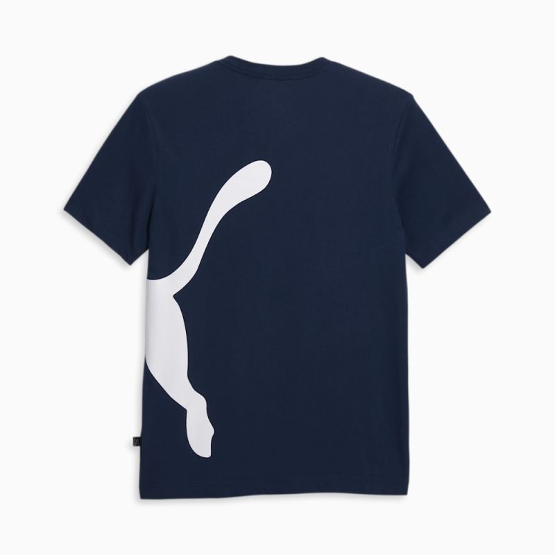 Puma | Men's Oversized Logo Tee - Navy