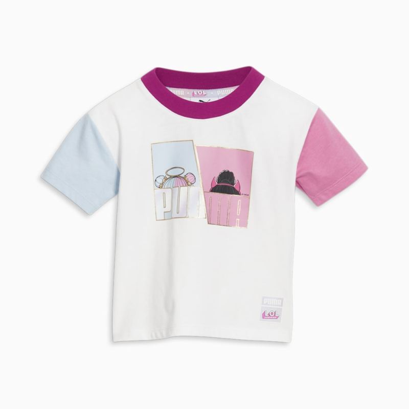 Puma | Girls Puma | Girls x L.O.L. SURPRISE! Sugar and Spice Toddlers Tee - WHITE