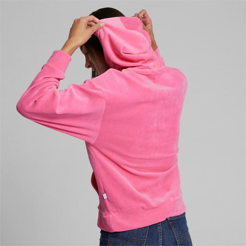 Puma | Women's ESS+ Hoodie - Strawberry Burst