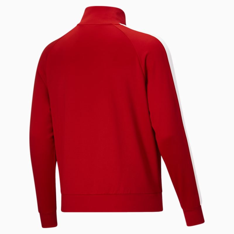 Puma | Men's Iconic T7 Track Jacket Big And Tall - High Risk Red-White