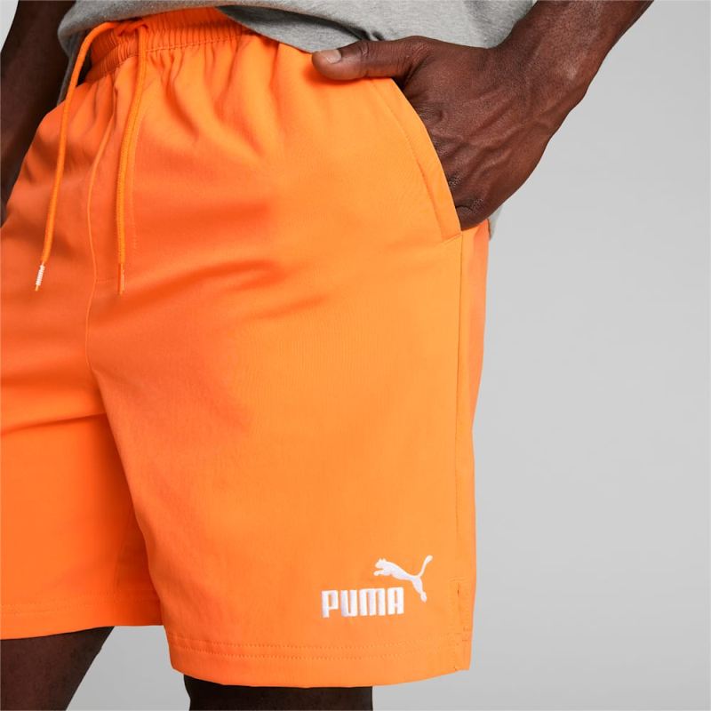 Puma | Men's Essentials Woven Shorts - Clementine