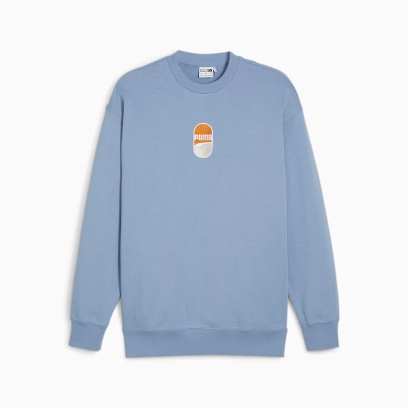 Puma | Men's DOWNTOWN 180 Sweatshirt - Zen Blue