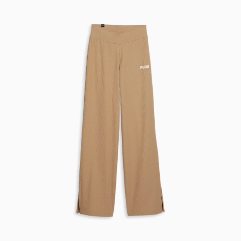 Puma | Women's Wide Leg Pants - Tan