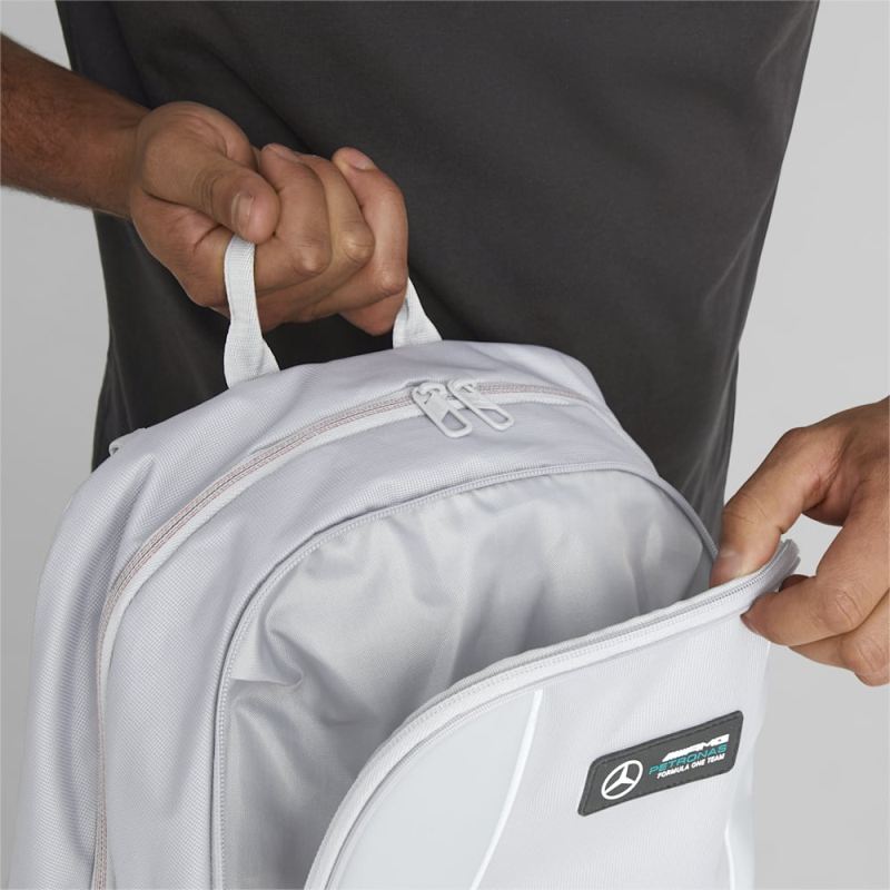 Puma | Women's Mercedes-AMG Petronas Motorsport Backpack - Mercedes Team Silver