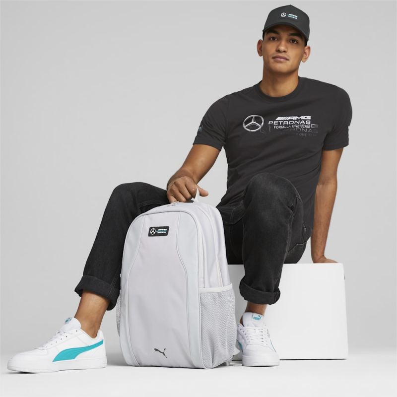 Puma | Women's Mercedes-AMG Petronas Motorsport Backpack - Mercedes Team Silver