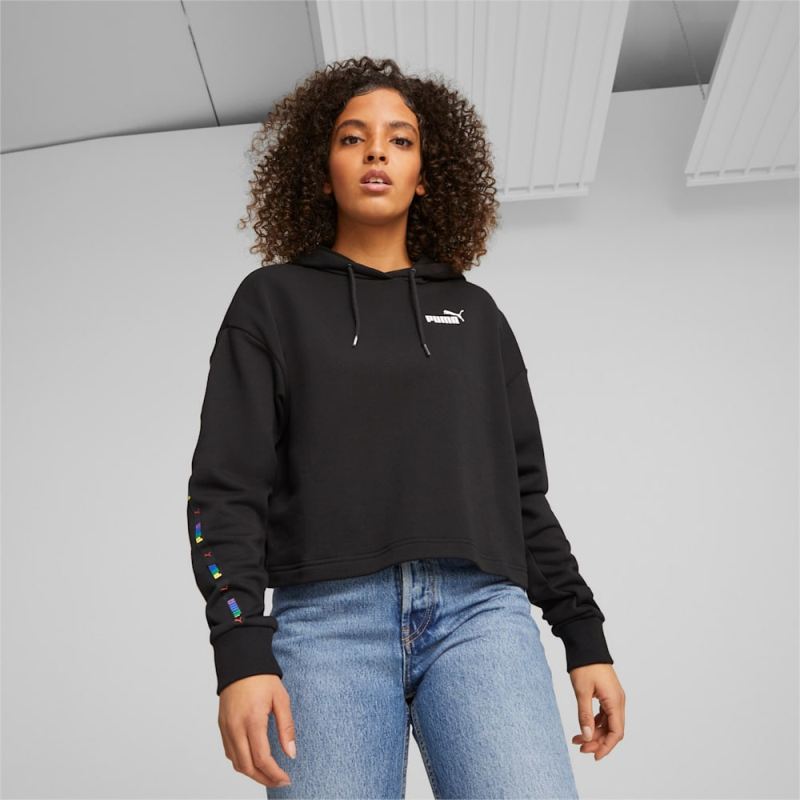 Puma | Women's POWER Tape Hoodie - Black