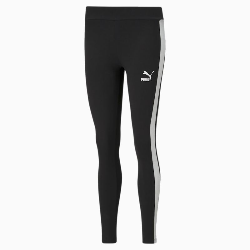 Puma | Women's Iconic T7 Mid-Rise Leggings - Black