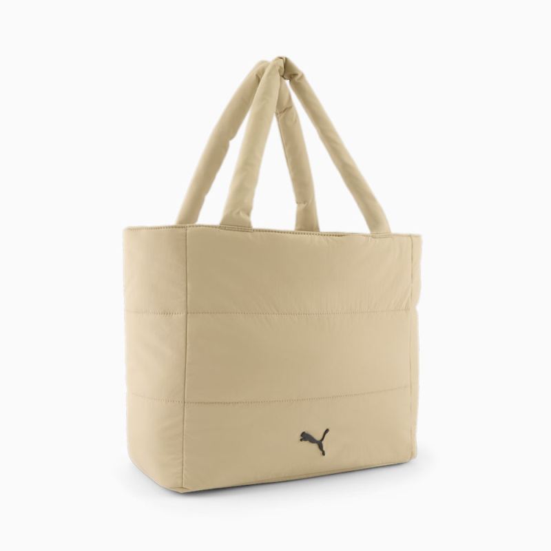 Puma | Women's Plush Tote 3.0 Bag - TAN COMBO - Click Image to Close