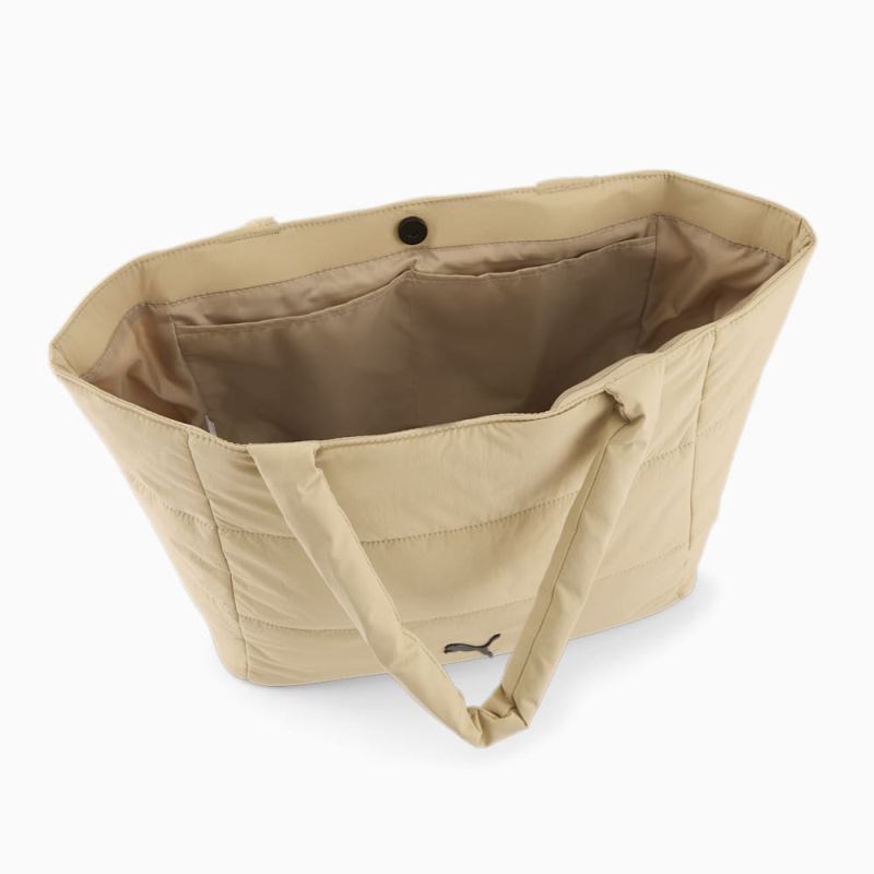 Puma | Women's Plush Tote 3.0 Bag - TAN COMBO