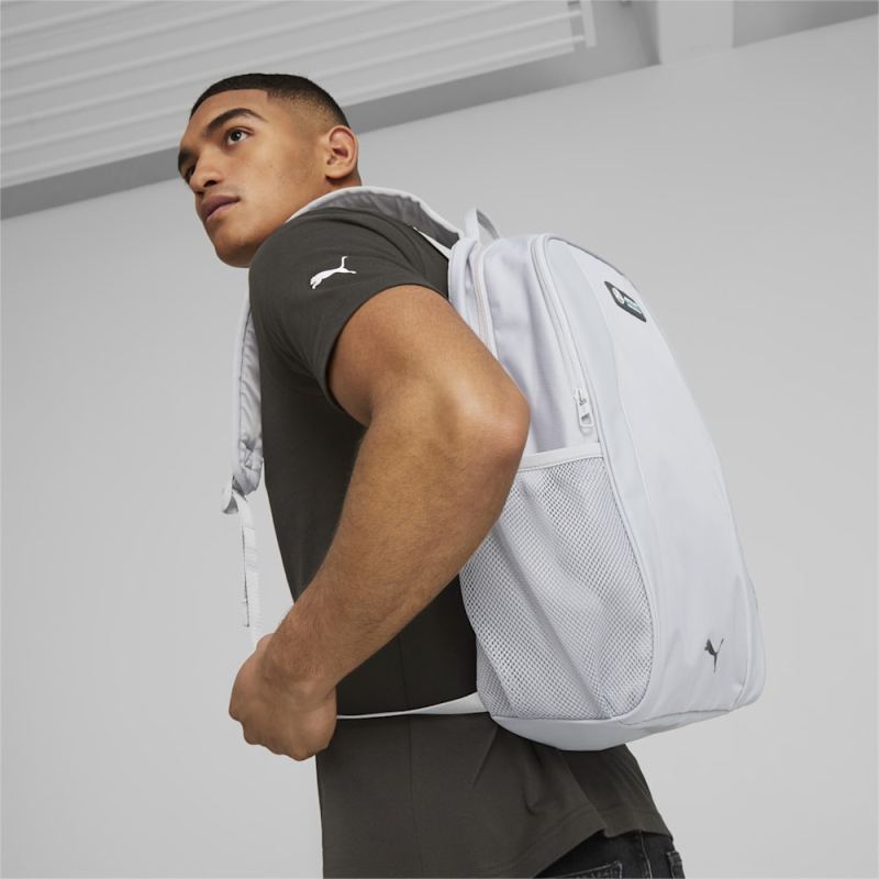 Puma | Men's Mercedes-AMG Petronas Motorsport Backpack - Mercedes Team Silver