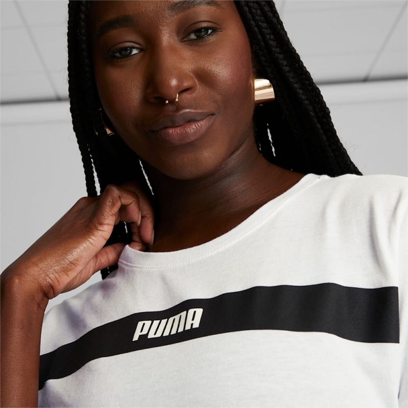 Puma | Women's Upfront Line T-Shirt - White