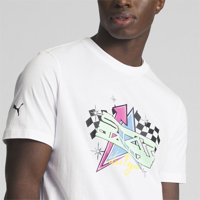 Puma | Men's Mercedes AMG-Petronas F1 Garage Crews Las Vegas Tee - White