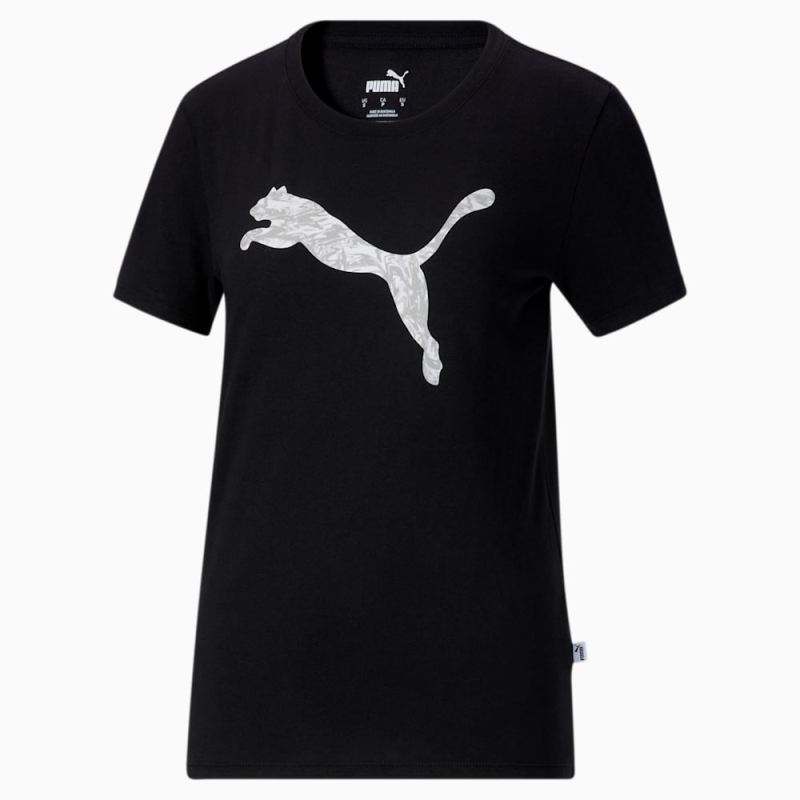 Puma | Women's Cat Fill Tee - Black