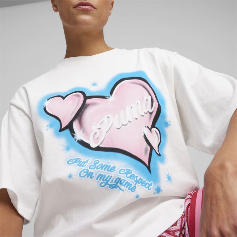 Puma | Women's Game Love Basketball Tee - White