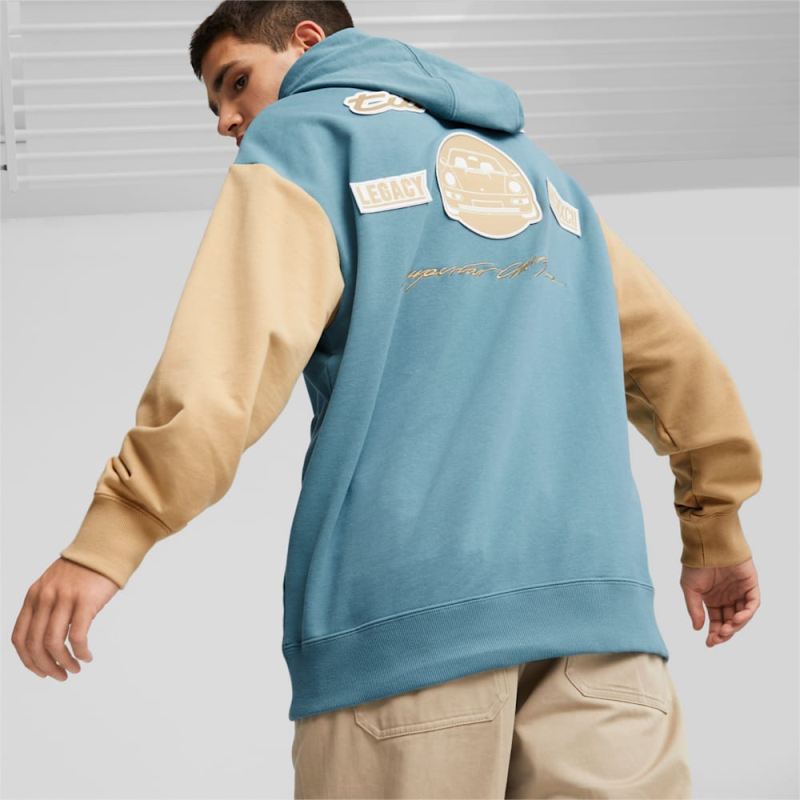 Puma | Men's Porsche Legacy Statement Hoodie - Bold Blue