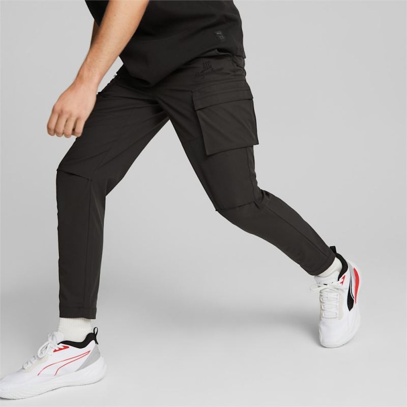 Puma | Men's Above the Clouds Basketball Sweatpants - Black