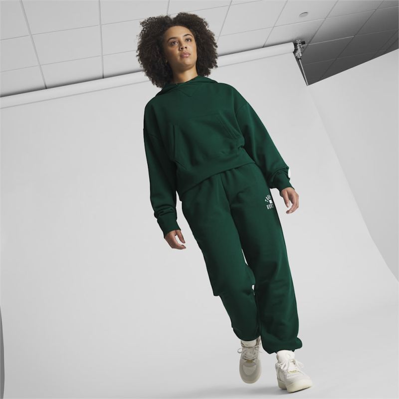 Puma | Women's x TROPHY HUNTING Basketball Hoodie - Malachite