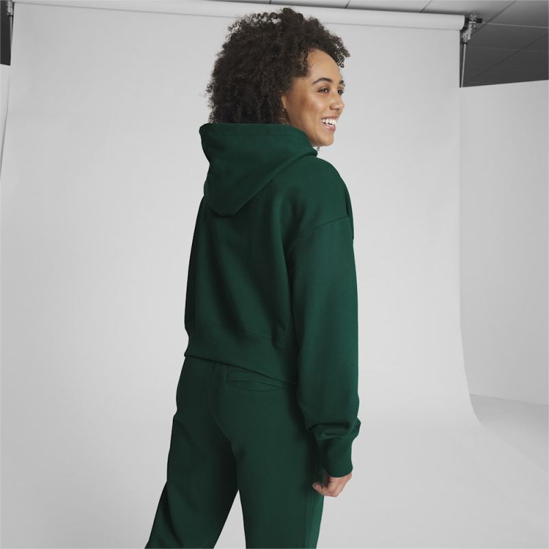 Puma | Women's x TROPHY HUNTING Basketball Hoodie - Malachite