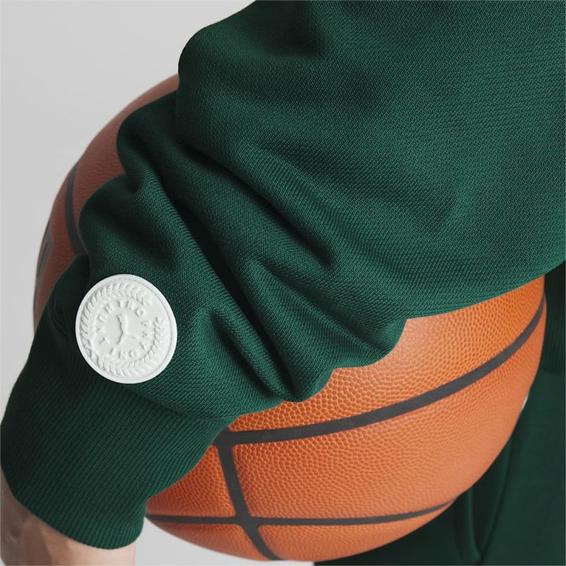 Puma | Women's x TROPHY HUNTING Basketball Hoodie - Malachite